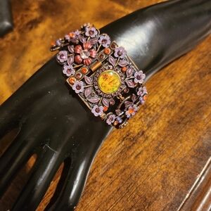 Michal Negrin vintage floral bracelet